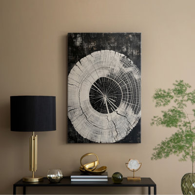 Série ABSTRACT CCVI - Toile tendue avec châssis de qualité supérieure - Prêt à être accroché
