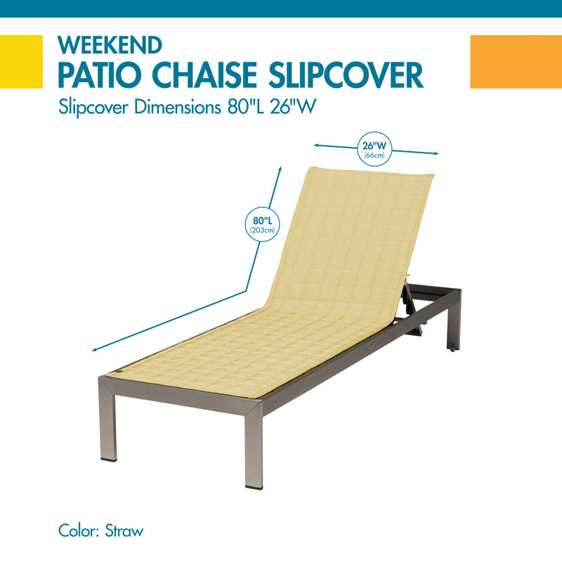Outdoor Chair Pad, Yellow