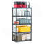 Tablettes de rangement à 5 niveaux P 16 po x l 32 po x H 63 po