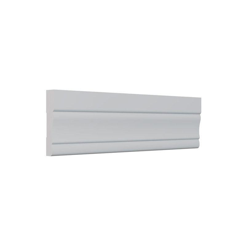 Moulure de bois massif l 3 1/4 "x L 96", Pin assemblé par entures multiples