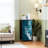 4 Drawer Dresser for Bedroom, Narrow Chest of Drawers, Wooden Top and Study Iron Frame 18"x37.5"-(WxH)