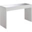 Console à miroir, table d'entrée / canapé moderne, blanc