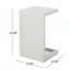 Table en forme de C CAPU CORAL ALU-194648258
