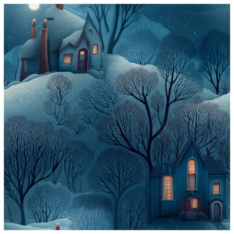 Rideaux de fenêtre d'hiver, voilages et rideaux occultant - 1 panneau, 50" x 92" - 1 Panel, Blocage