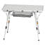 Couche de maille pliante en aluminium pour table de camping