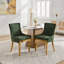 Ensemble de 2 chaises en chenille de style moderne-819589434