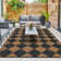 Diamond Outdoor Mats Plastic Straw Rug Outdoor Leisure Waterproof Carpet Garden Terrace Balcony Picnic Mat for Porch RV Deck Camping Backyard
