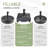 105lb Patio Umbrella Base with Wheels, Heavy Duty Outdoor Stand Fillable with Water or Sand,4 Locks 2 Knobs,Black