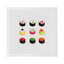 Sushi Zen Cotton Sateen Dinner Napkins