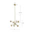 Geode 8 - Light LED Chandelier