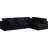 Jocqua Velvet L-Shaped Sectional Reversible-850340313