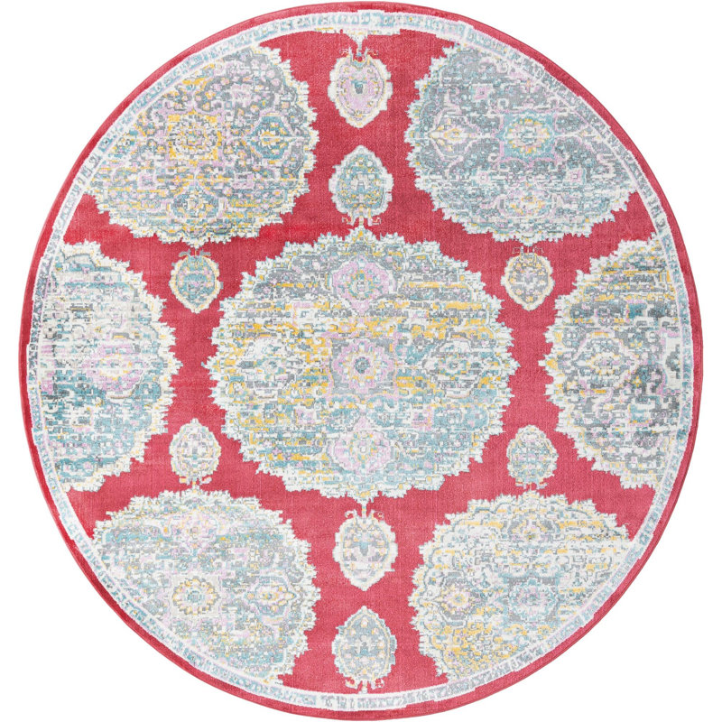 Oriental Indoor Rug, Round 8'2"