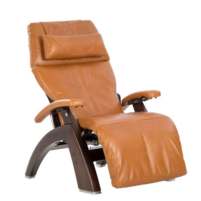 Human Touch Perfect Chair PC610 OmniMotion Classic Zero Gravity Recliner Supreme Upholstery Package Dark Walnut Base