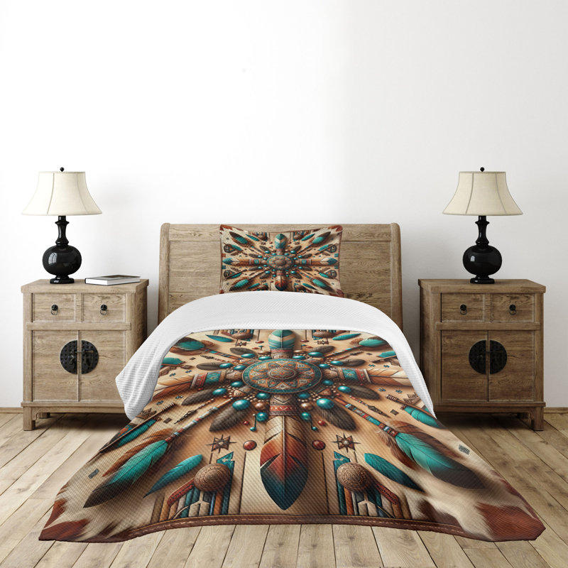 Polyester Coverlet, Twin Coverlet / Bedspread + 1 Standard Sham
