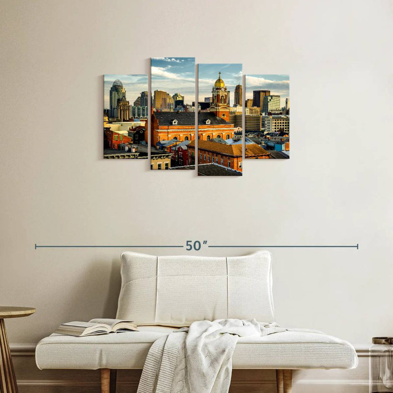 Nicci Cincinnati Over The Rhine, 22" H x 36" W