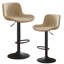 Tabouret de comptoir pivotant à hauteur réglable avec repose-pieds-105526886