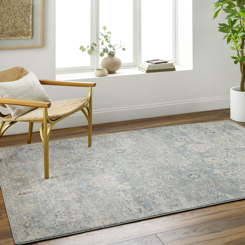 Floral Indoor Rug, Rectangle 9'2" x 12'