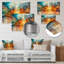 «Modern Evolve New York City Cityscape III», art mural abstrait en métal, impression moderne sur métal-1992462171