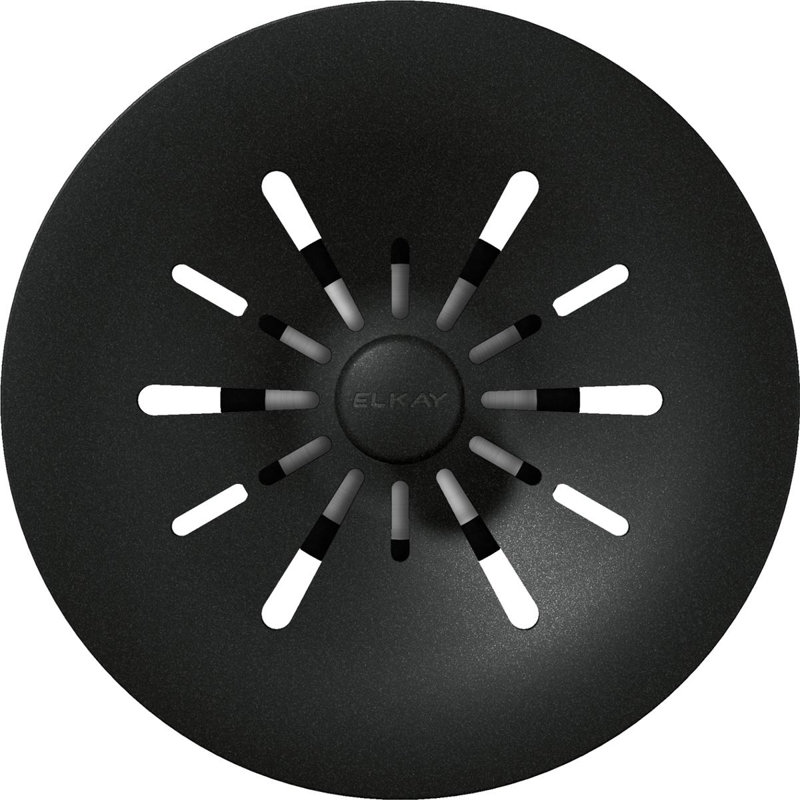 Drain d'évier de cuisine à panier amovible Perfect, Anthracite