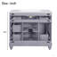 Modern Bathroom Vanity With Ceramic Sink Combo – 36X18.3X34.1 Inches, 4 Drawers And 1 Door, Versatile Storage, Adjustable Shelf, Solid Wood Frame, MDF-1157984967