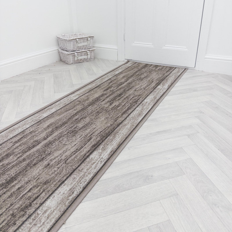 Runner Abstract Looped / Hooked Area Rug, Runner 66 x 360 cm