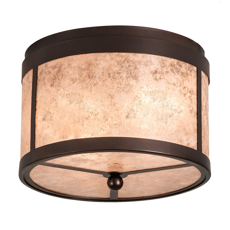 Kinnerly Mica Flush Mount