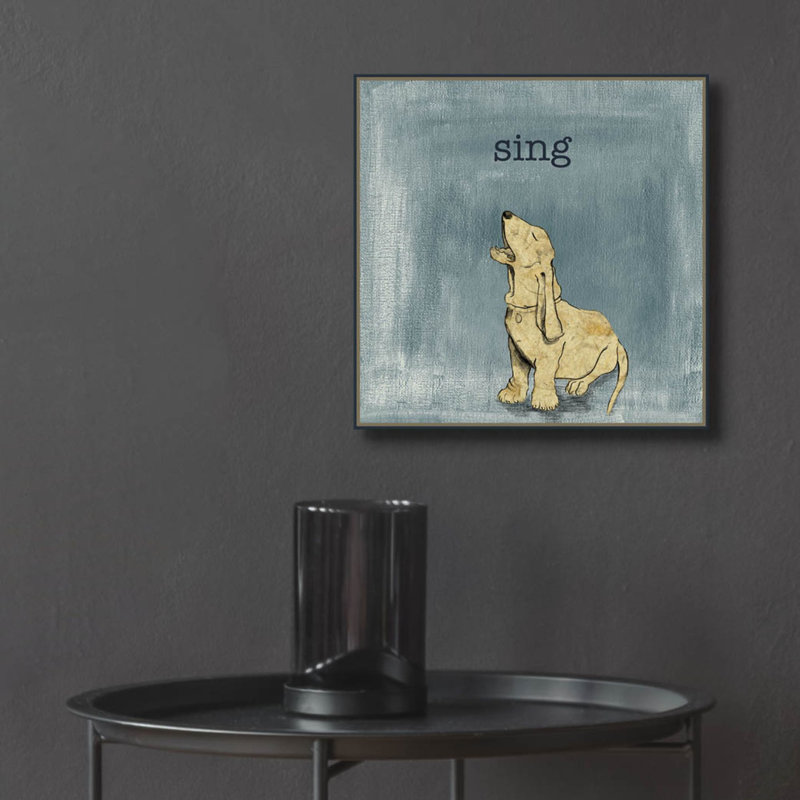  «Sing» par Alicia Ludwig, art mural en verre acrylique, H 12 po x l 12 po x P 0,13 po