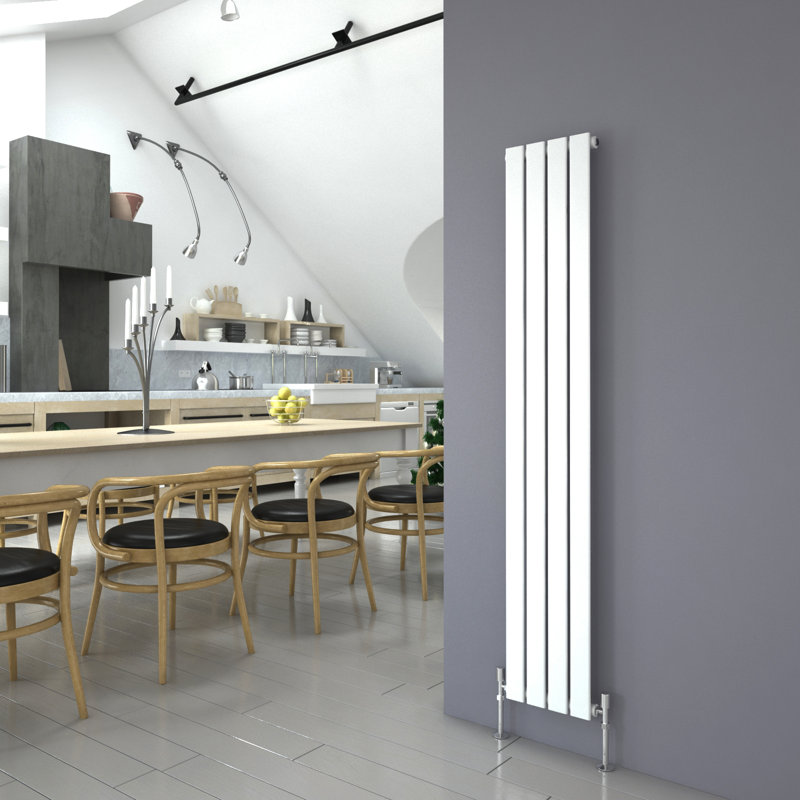 Belfry Heating Raiden 2044 BTU Hydronic Panel Space Heater, White