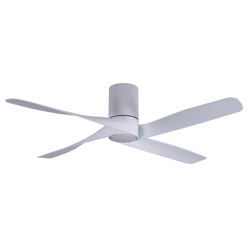 Arnao 132cm Ceiling Fan with Light Kit, White