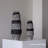 Black White Novelty Ceramic Table Vases-1377843034