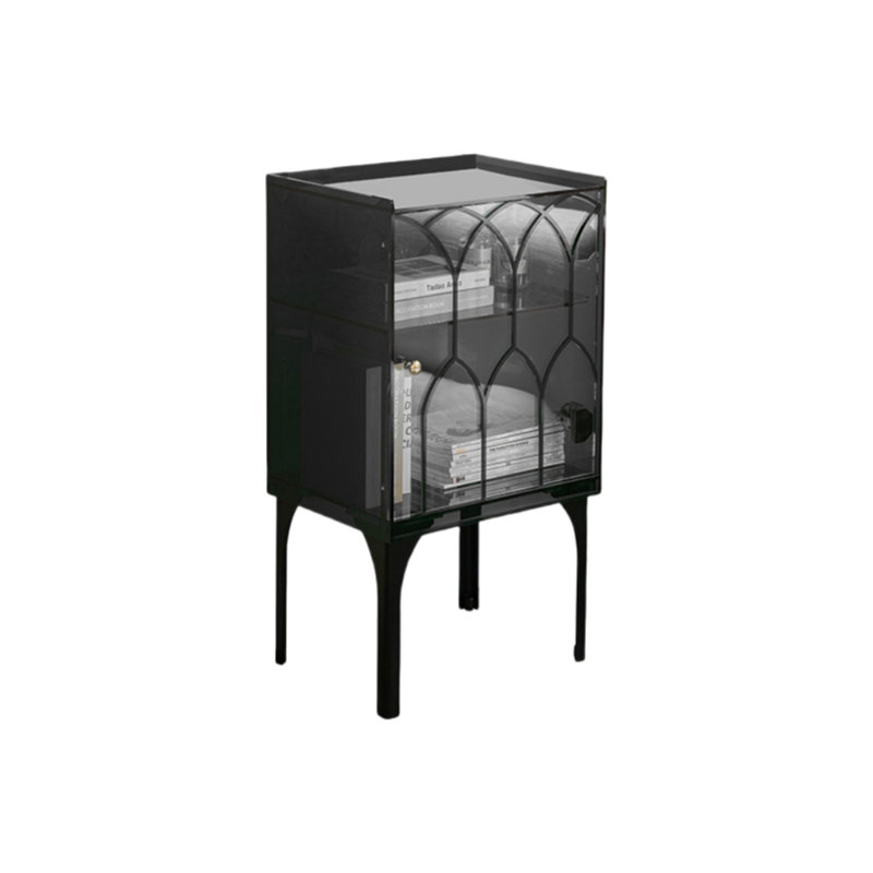 Armoire d'appoint Retro Light Luxury, Noir