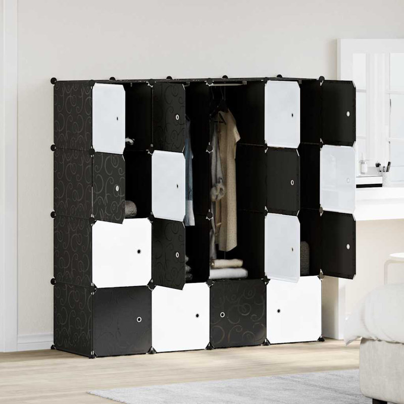 16 Door PP (Polypropylene) Wardrobe