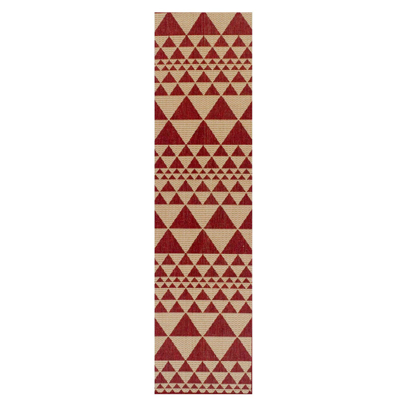 Haight Geometric Area Rug, Runner 60 x 180cm