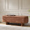 Banc de rangement Cheryle Modern l 57 po Boucle