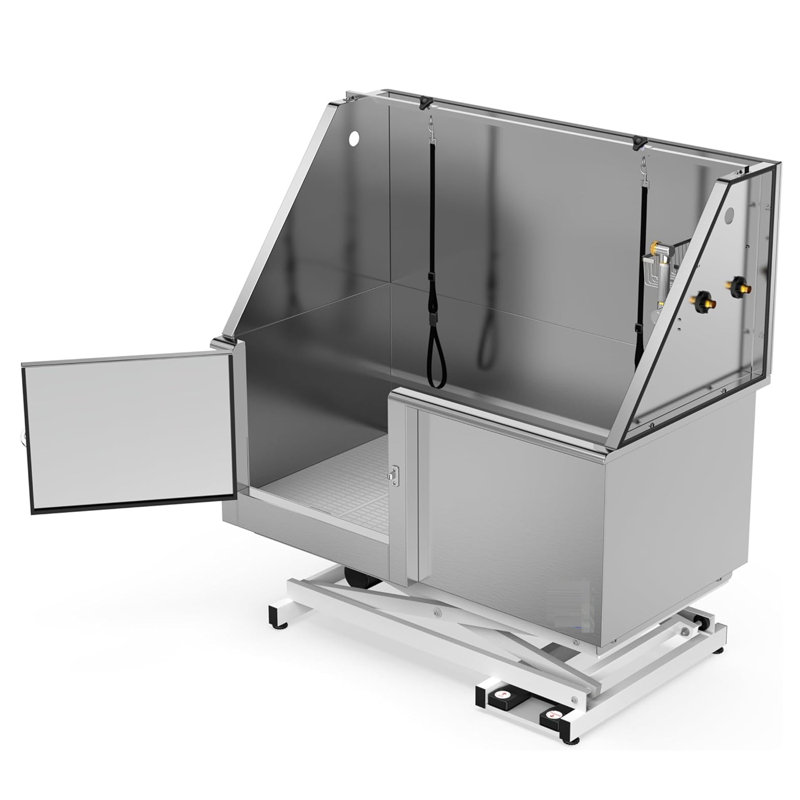 129.5cm H x 127cm W x 68.6cm D Grooming Tub