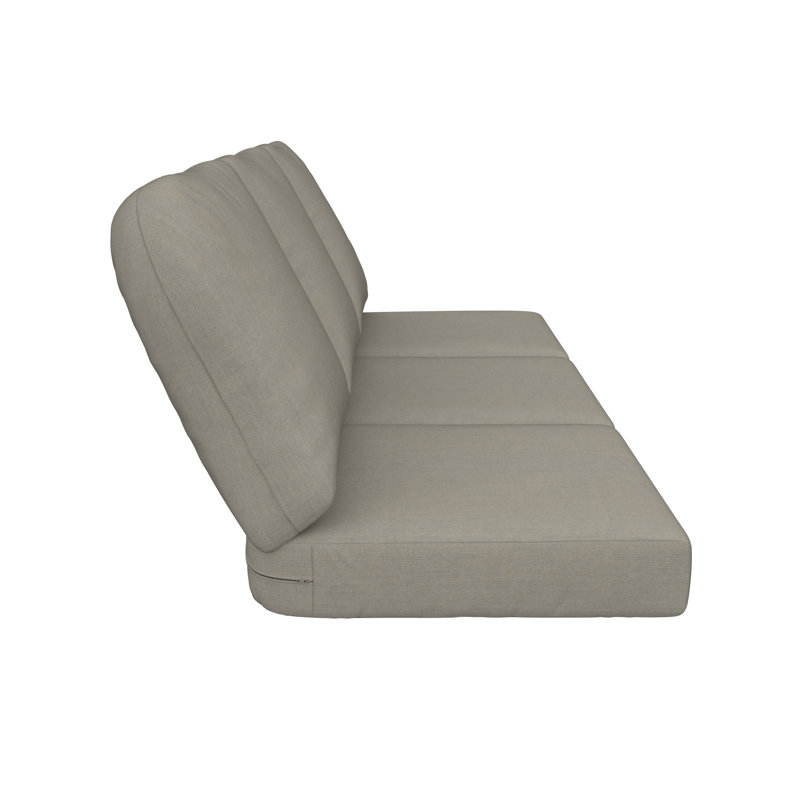 Outdoor Sunbrella® 3 Seater Sofa Cushions, Spectrum Dove Sunbrella® Plainweave