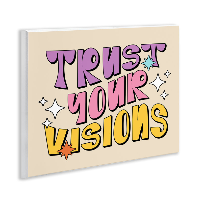 "Retro Trust Your Visions", art mural sur toile par Ahmad Sayeh Hussein