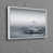 White Floater Framed