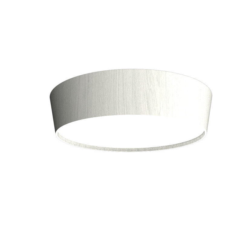 1 - Light LED Flush Mount, 7.02" H x 25.35" W x 25.35" D, Organic White