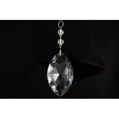 5'' Handmade Crystal Finial Ornament