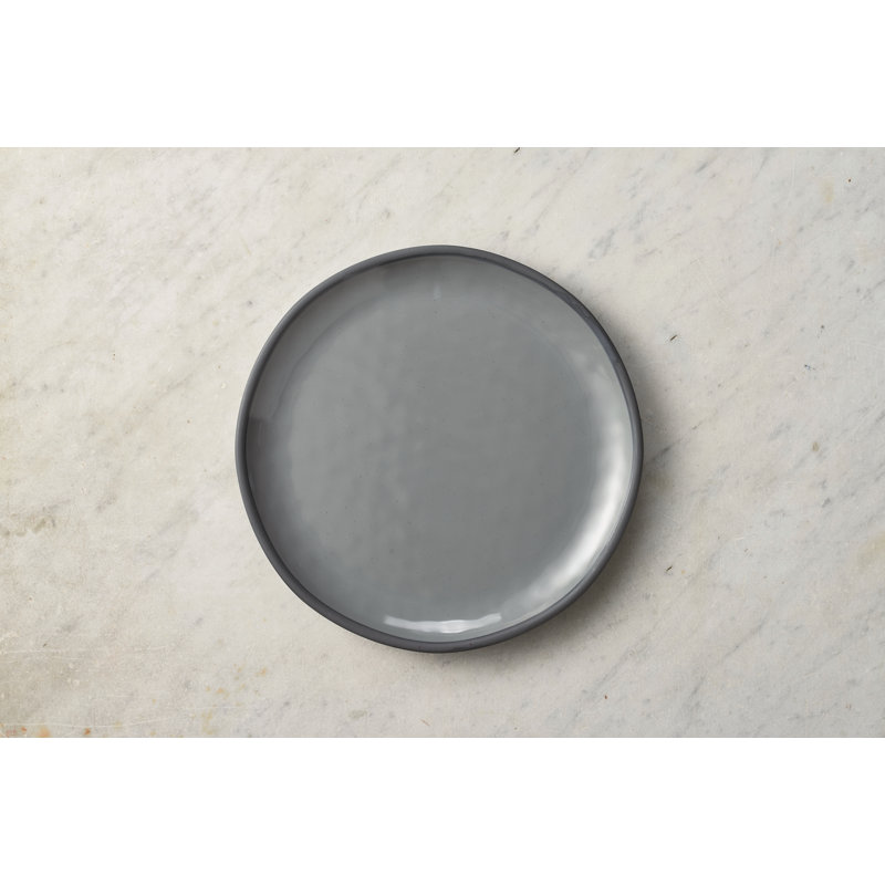 Marl Melamine Side Plate, Grey