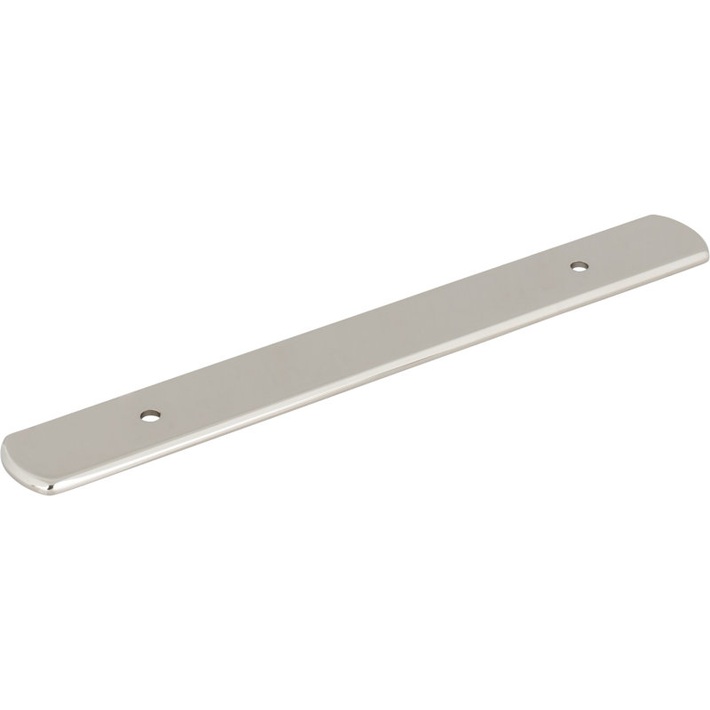 Wescott Pull Backplate, Polished Nickel