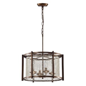 Szymanski 4-Light Candle Style Drum Chandelier