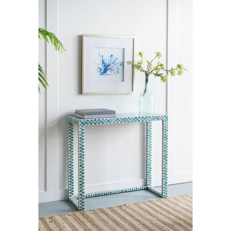 Console Blue Capiz