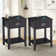 Miramontes Nightstands with Charging Station End Table Bedside Tables with Drawers USB Ports & Power