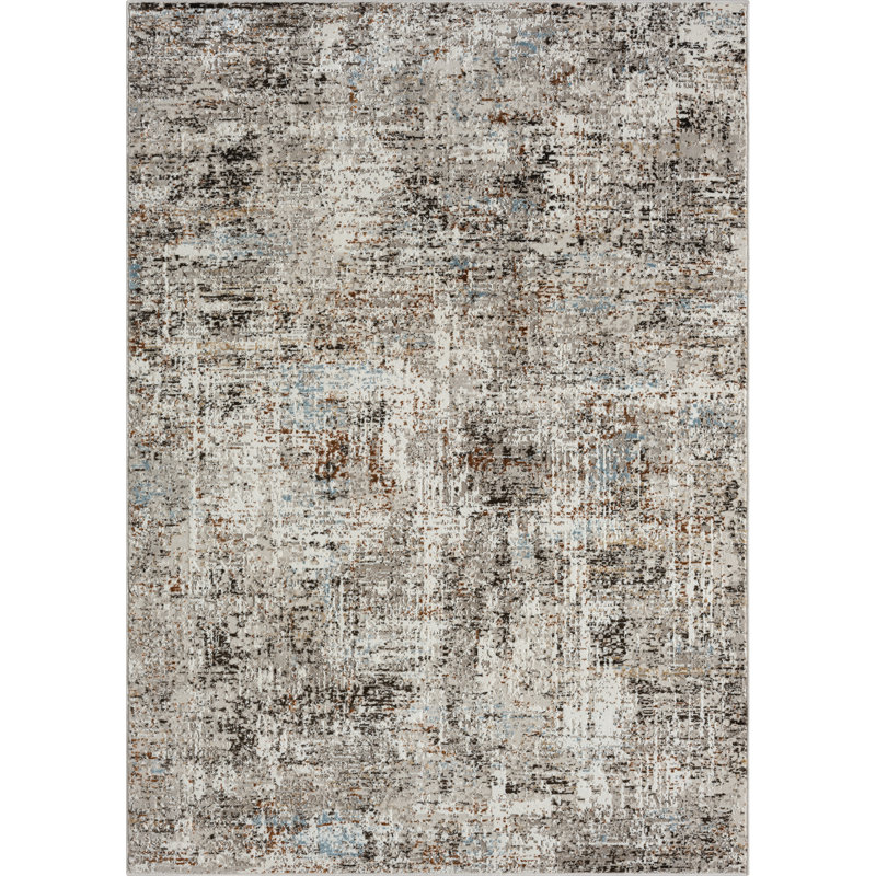 Shadonna Abstract Indoor Rug, Rectangle 12'6" x 15'