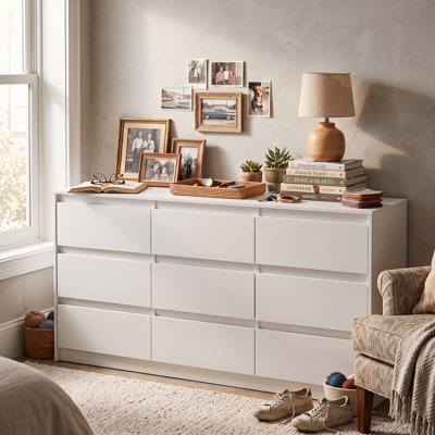 Caral 63 " W 9 - Drawer Dresser