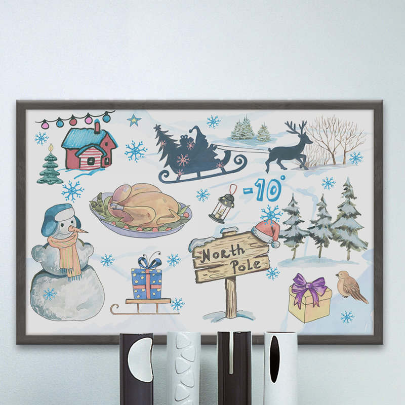 Minus 10 - Single Picture Frame Painting, 41cm H x 61cm W