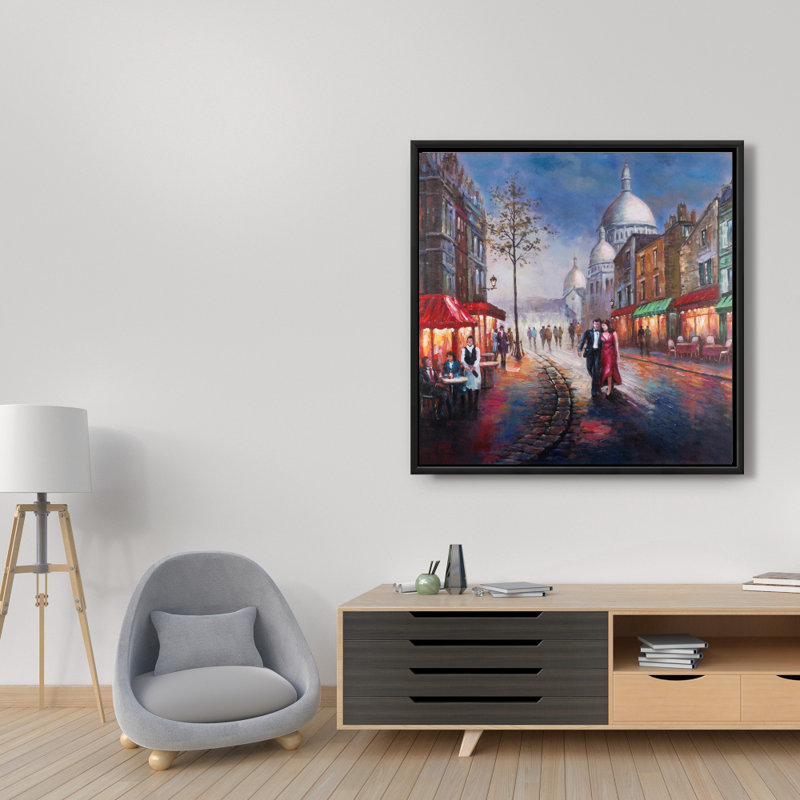 "Couple habillé" sur toile