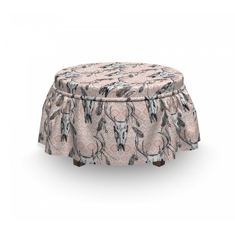 Box Cushion Ottoman Slipcover